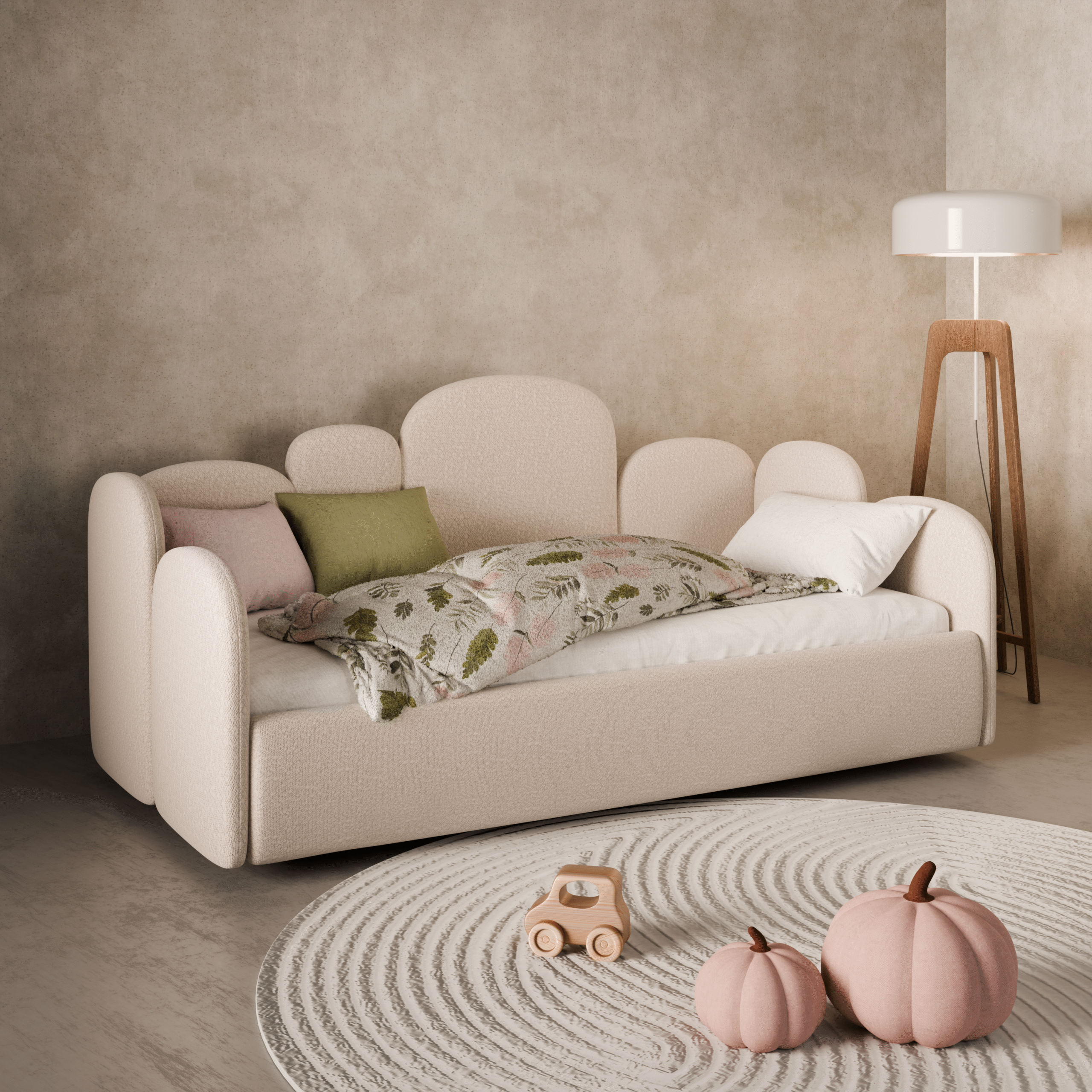 Łóżeczko dziecięce Milo w wersji z dodatkowym równym spaniem - obrazek 2