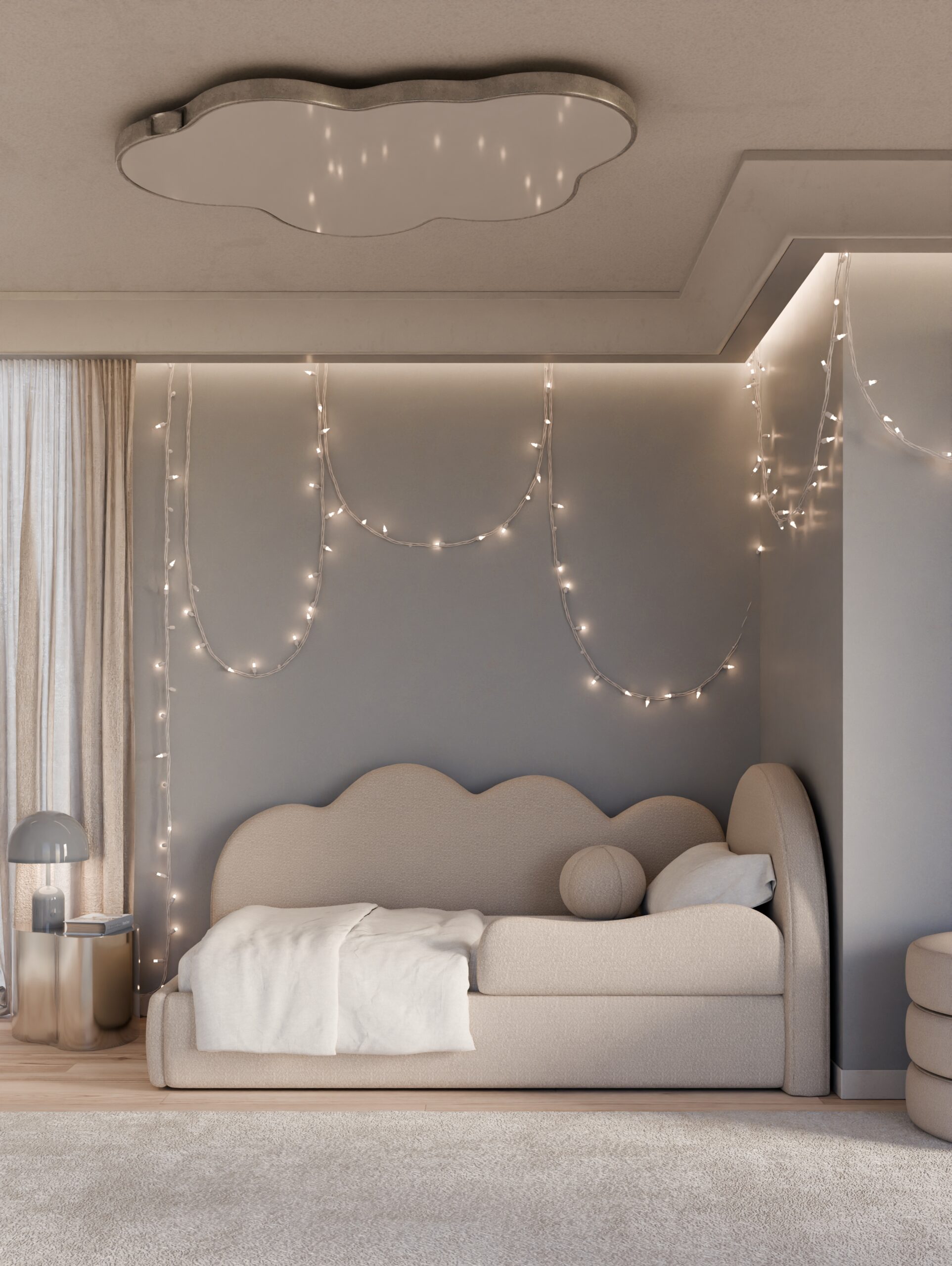 Łóżeczko dziecięce Chmurka pojedyncze - obrazek 3