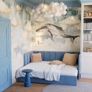 Łóżeczko Zula z dodatkowym równym spaniem - wersja uniwersalna