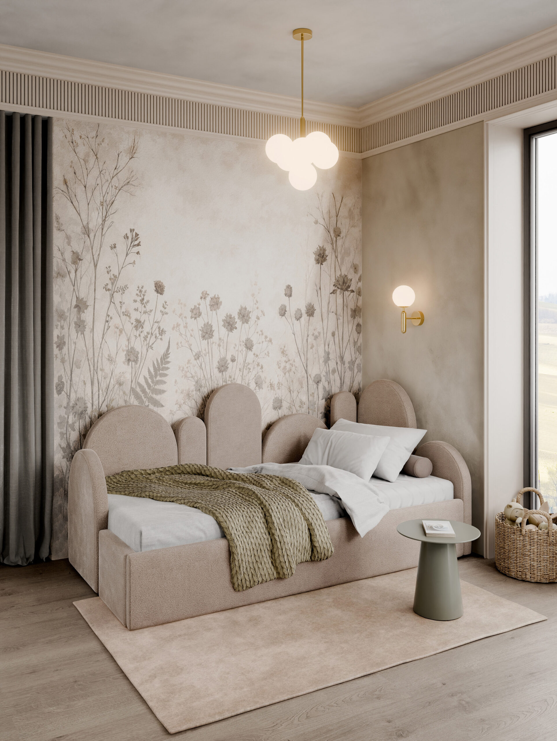 Łóżeczko Safi- wersja z szufladą oraz dodatkowym spaniem - obrazek 4