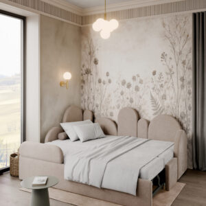 Łóżeczko Safi-  z równą powierzchnią spania